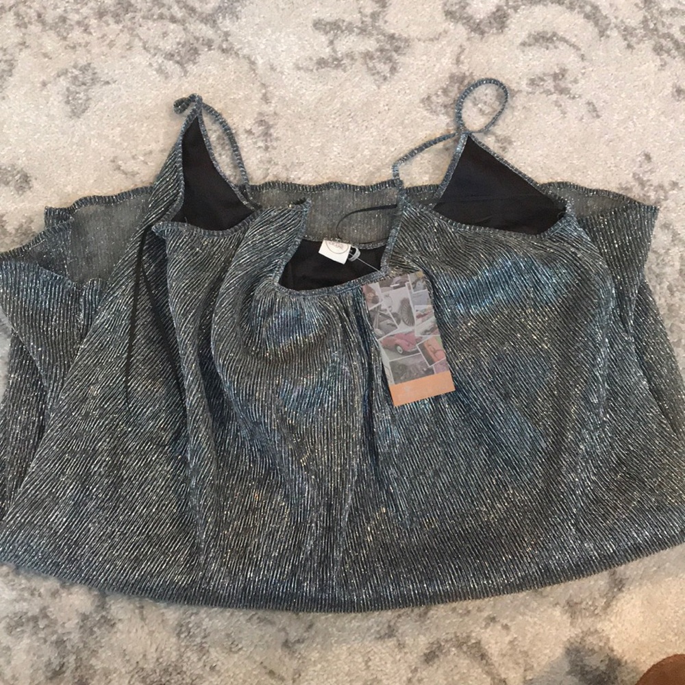 Silver shirt party dress